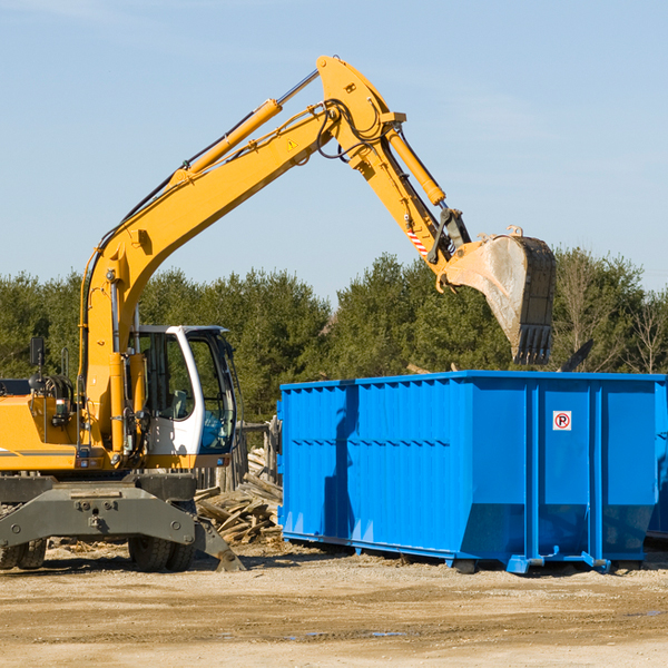 how does a residential dumpster rental service work in Bethany